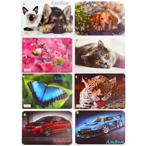 Альбом для рисования А4, 30 листов (микс)