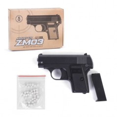 Пистолет игрушечный на пульках ZM03 Metal Gun