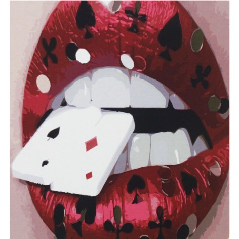 Картина по номерах 0636 ОРТ кол. Пара тузiв 40*50