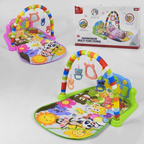 Килимок музичний 2 кольори, світло, звук, в кор. 