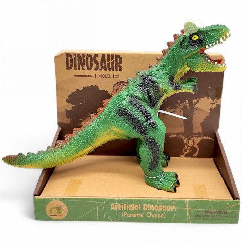 Фигурка резиновая, озвученная, "Динозавр" (коробка - 23,5х10,5х19 см), вид 1