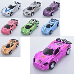 Машина 7,5см, инерция, 8 видов, в п/э, 7-11-2см 