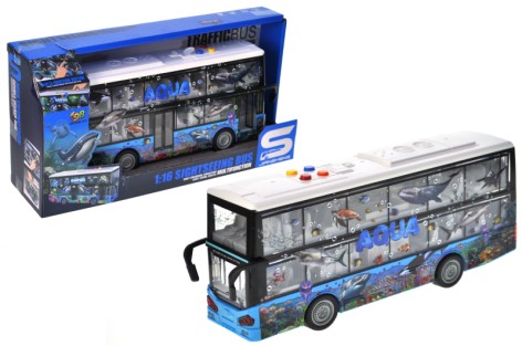 Автобус інерційний озвучений, зі світлом, в кор.33x9,5x16,5 см YG Toys /36/