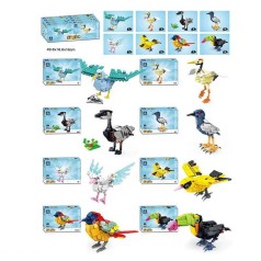 Конструктор #1-8 “Птахи” /16/128/8шт в кор.