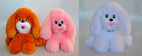 Мягкая игрушка Собака Бонни 29*32 см, 4 цвета