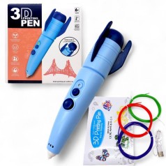 Набір для творчості 3D ручка, PCL 1.75mm (БЛАКИТНА)