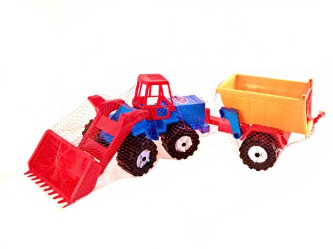Трактор игрушечный Шустрик-скрапер №2 Бамсик