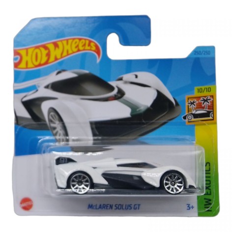 Hot Wheels McLAREN SOLUS GT white