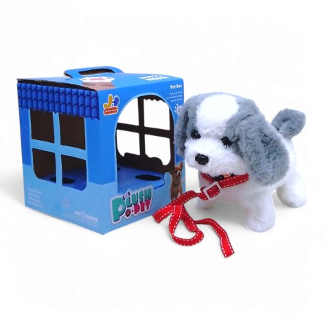 М'яка іграшка MIC "Улюбленець: Собачка" ходить, звуки, повідець (810-44)