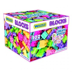 Конструктор пластиковый 102 элемента