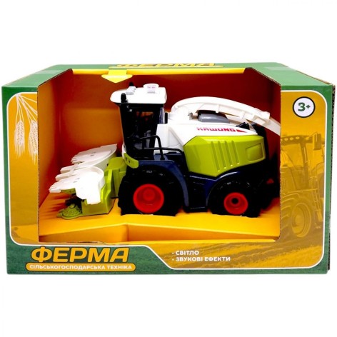 Комбайн на батарейках (свет, звук, в коробке.23*13*14,5см)
