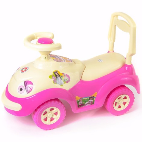 Каталка ЛУНОХОДИК ярко розовый (Р)