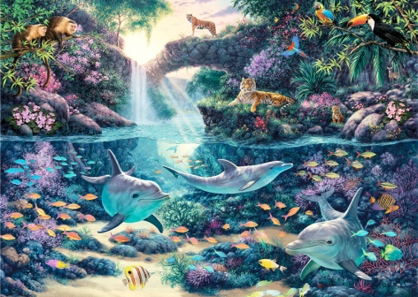 Пазли Anatolian Райські джунглі, 120 х 85 см 3000 елементів