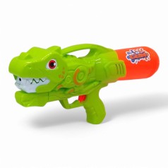 Водний пістолет помповий механізм, в пакеті Динозавр салатовий
