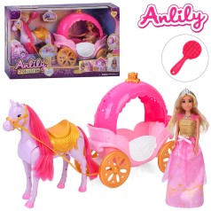 Каравелла с лошадкой и куклой Anlily, звуковые эффекты, движение 636061