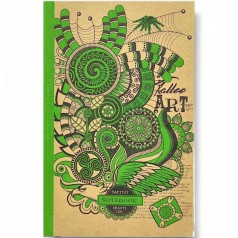 Блокнот крафт 105х165 мм "Жарптиця"