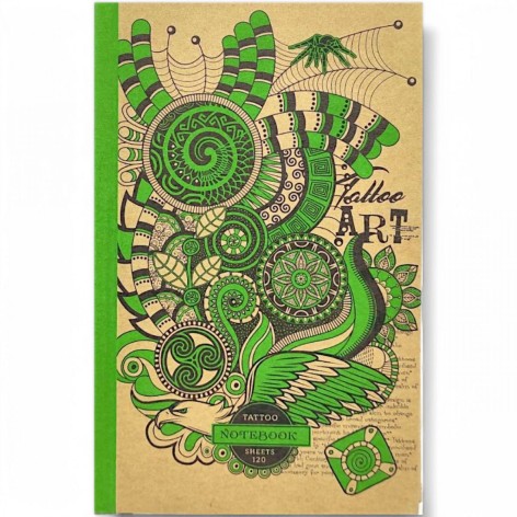 Блокнот крафт 105х165 мм "Жарптиця"