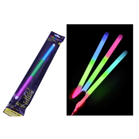 Чарівна паличка 30см, світиться в темряві, веселка, у п/е, 6-36-1,5см 