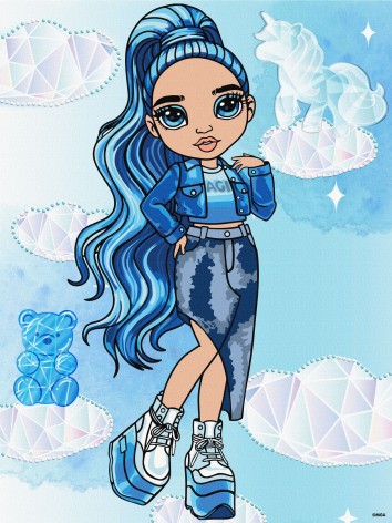 Картина за номерами для дітей Ideyka 