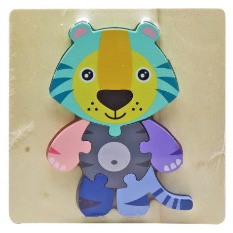 Деревянный пазл "Тигр"