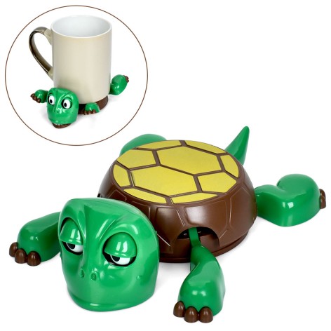 Гра черепаха, 17см, підставка під чашку, реагує на навантаження, рухливі деталі, у п/е 15-17-5см 