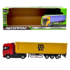 ФУРА АВТОПРОМ (ЧЕРВОНА) КАБІНА (ЖОВТИЙ) ПРИЧІП