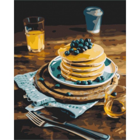 Картина за номерами: Медові оладки 40*50 BS52456