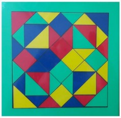 Мозаика "Геометрика" 4 цвета, 240*240 мм