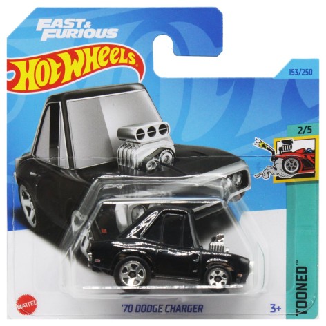 Базова машинка Hot Wheels 70 DODGE CHARGER BLACK