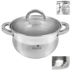 Каструля з кришкою інд.дно 