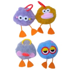 Іграшка-брелок Пухнастий монстрик, мікс, 1 штука