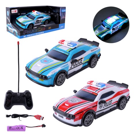 Р/К машина аккумулятор 2 цвета, свет, звук, кор. 26*13,5*12см 