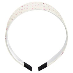 Обруч у квіточку, білу (d=12 см)