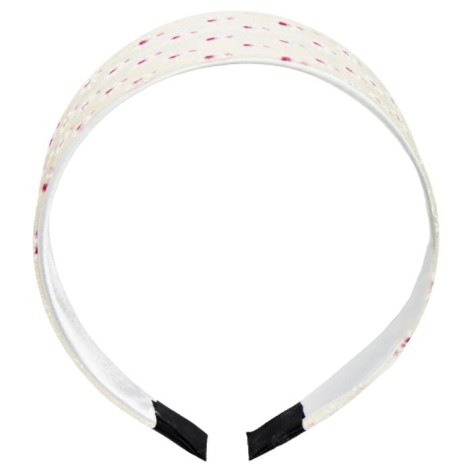 Обруч у квіточку, білу (d=12 см)