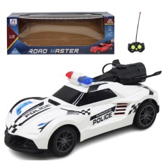 Машина на радиоуправлении, с паром, белая