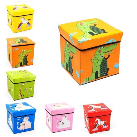 Коробка-пуф складаний для зберігання іграшок/речей 30*30*30см R33429 (30шт)