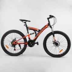 Велосипед Спортивный CORSO «Hyper» 26" дюймов рама металлическая 16’’, SunRun 21 скорость, собран на 75% /1/
