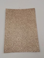 Цветная ЭВА пена с глиттером (Фоамиран) А4, GL-EVA-1-ADH-020, 21х29,7 см, 1,6 мм 5 листов, светло-коричневый