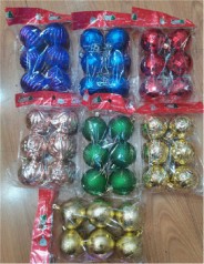 Новорічні прикраси на ялинку в п/е мікс видів 200 шт