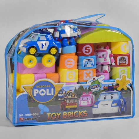 Конструктор 40 деталей, в сумке 33*26*10см 990-009