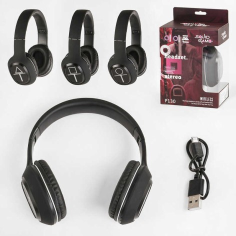 Наушники 3 вида, беспроводные Bluetooth, USB кабель, в коробке