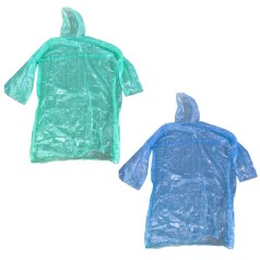 Плащ дождевик для взрослых 105 см, микс