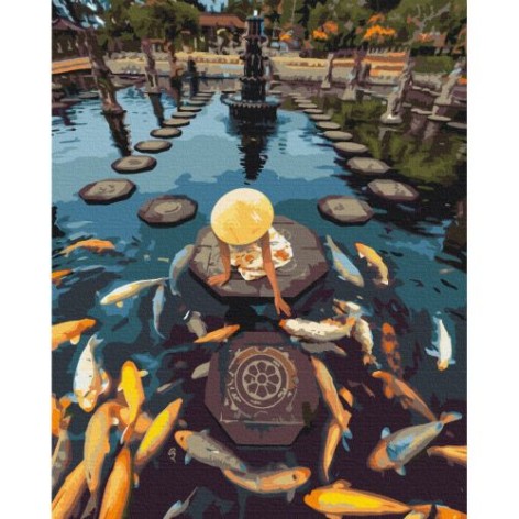 Картина за номерами Brushme "Літо в Азії" 40x50 см (BS53066)