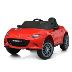 Машина M 5846EBLR-3 (1шт) р/к2,4G, 4мотор25W, 1акум12V9AH, BLUETOOTH, MP3, USB, TF, EVA, музика, світло, шкіра, червоний