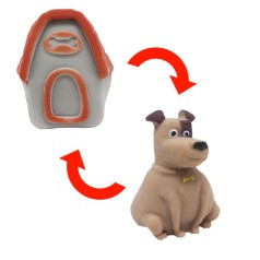 Антистрес арт. K25708 (288шт)вивернушка собачка-будка 12шт в дисплей боксі