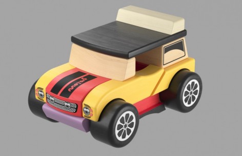Машинка іграшкова дерев'яна міні 
