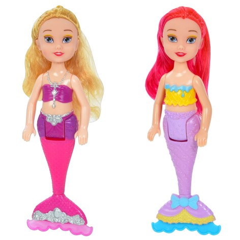 Кукла русалочка,25см,2 вида, в п/е 30-12-4см 