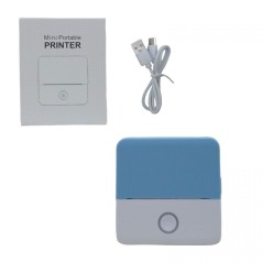 Портативній термопринтер "Portable mini printer" (голубой)
