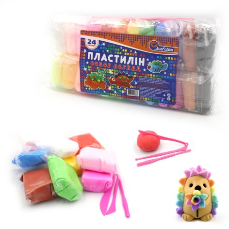 Пластилін супер легкий Josef Otten, 24кол. * 9грам , OPP