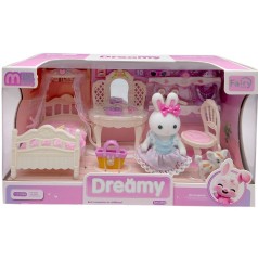 НАБІР МЕБЛІВ З ФЛОКСОВОЮ ФІГУРКОЮ 